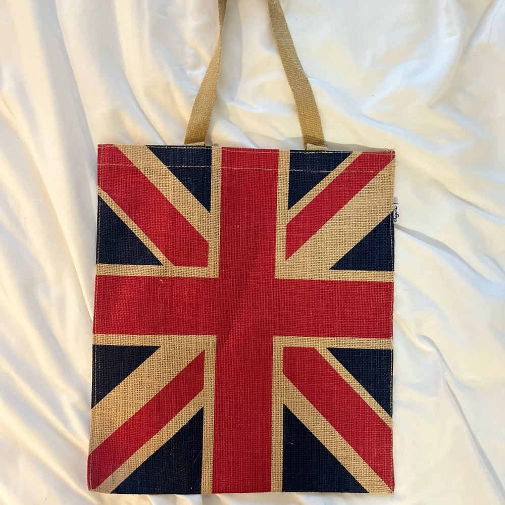Elgate Medium Authentic UK 🇬🇧 Burlap Tote Bag